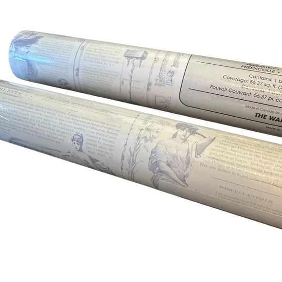 Warner House Vintage Wallpaper Two Rolls BAT1151 Victorian Ladies Home NEW NIP - Picture 9 of 10